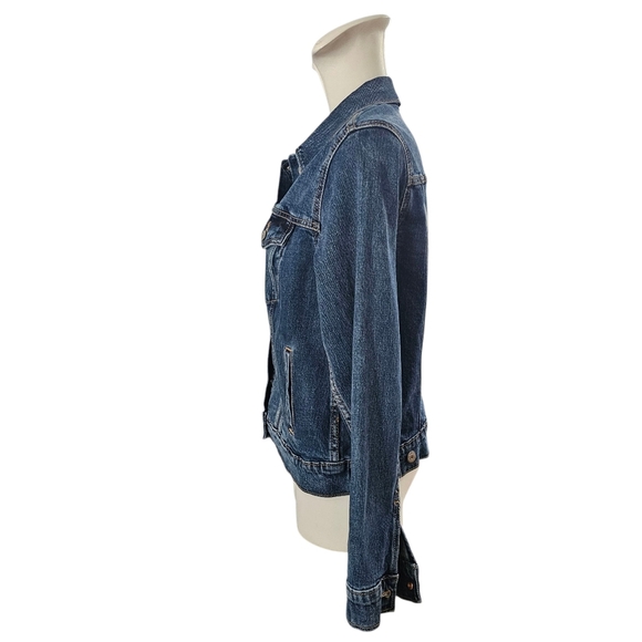 Highland Cow Handpainted On A Denim Jean Jacket - Picture 2 of 4